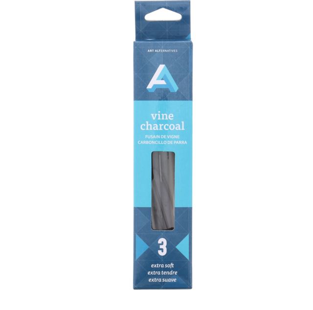 Charcoal Vine Thin Xsoft 3/Box