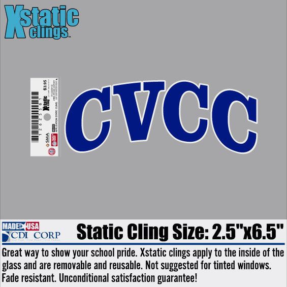 Central Virginia Community College Cling Decal