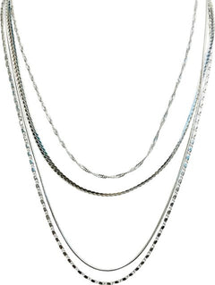 Four Row Layer Necklace