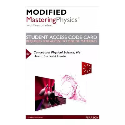 Mastering Physics with Pearson eText Access Code (24 Months) for Conceptual Physical Science