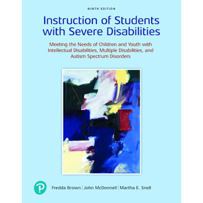 Pearson eText Instruction of Students with Severe Disabilities -- Instant Access