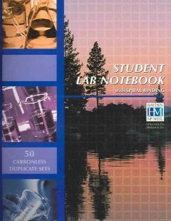 Student Lab Notebook (Chemistry Spiral Bound) 50 Duplicate Sets